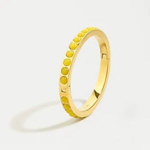 NWT J.Crew Mini Gumdrop Stone Hinge Bracelet Honey